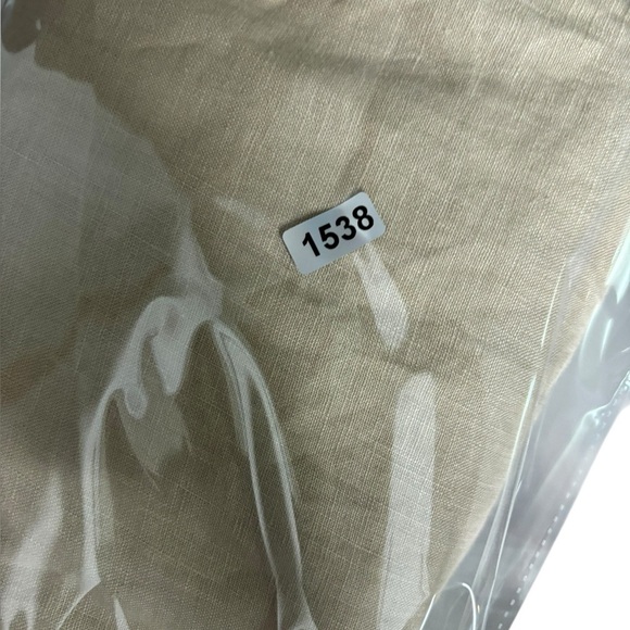 NEW QUINCE 100% European Linen Square Neck Jumpsuit in Driftwood Medium Netutral - Picture 16 of 16